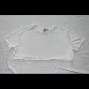 Princess Polly white crop top